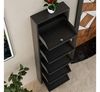 купить Полка для обуви Trendy Locking 5 Piece Metal-Anthracite, 50x169x15cm в Кишинёве 