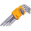 купить Набор ручных инструментов Hoteche 260809 Ключи звездочки Torx T10-T50 9шт длинные в Кишинёве 