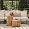 cumpără Încălzitor de exterior Happy Cocooning Lagune Round 60 (Teak) (HCLAG60-05) în Chișinău 