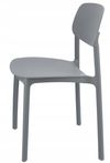 cumpără Scaun Jumi CM-275157 Scaun terasa LARA din plastic, Gri în Chișinău 