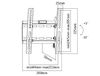 купить Flat Panel Wall Support Brateck LP41-22T for TV screen size 23" - 42", Tilt from +5° to -10°, VESA 75x75, 100x100, 200x100, 200x200, 50Kg, Bubble Level, (suport de perete pentru TV/крепление подвес настенный кронштейн для телевизора) в Кишинёве 