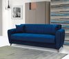 купить Диван Trendy Paris, extensibila cu lada de depozitare, 215x80x80cm, Albastru в Кишинёве 
