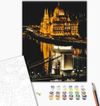 cumpără Tablou pe numere BrushMe BS52549FC 40х50 сm (fără cutie) Budapesta de noapte în Chișinău 