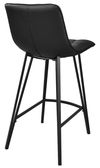 cumpără Scaun de bar Deco LAUS Piele Black+Black Leg în Chișinău 