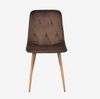 купить Комплект стол и стулья Evelin di Costacurta стол Raffles Round Antique Grey + 4 стула YTC-080Wo Bluvel-38 в Кишинёве 