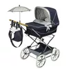 cumpără Păpușă DeCuevas 82044 коляска для кукол REBORN с зонтиком и аксессуарами VINTAGE 2023 - 90 cm în Chișinău 
