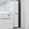 cumpără Dulap penal Bayro Positano 350x1900 универсальный, белый мат în Chișinău 
