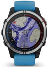 купить Смарт часы Garmin quatix® 7 Standard Edition, Cyan Blue Silicone Band (0100254061) в Кишинёве 