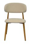 купить Стул Evelin di Costacurta QT-284Wo, UF885-02 (Light beige) в Кишинёве 