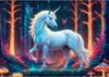 купить Головоломка Trefl 10955 Puzzles 1000: Mystical Unicorn в Кишинёве 