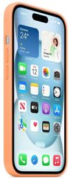 купить Чехол для смартфона Apple iPhone 15 Silicone MagSafe Orange Sorbet MT0W3 в Кишинёве 
