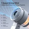 cumpără Ventilator portativ JisuLife Life7, 2.5-13h, 3600mAh, 5 viteze, Roz (KF2331326) în Chișinău 