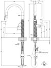 cumpără Bateria bucătărie Gessi 60932-761 Coffee Bronze Br PVD în Chișinău 