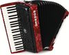cumpără Pian digital Hohner Bravo III 120 silent key Red (16832) în Chișinău 