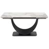 купить Стол Halmar FERNANDO marmura alb/negru (92700334) в Кишинёве 