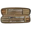 купить Товар для пикника Grill Master 520X10X2 Ace pentru frigarui cu maner din lemn 52cm, 12buc, cu geanta в Кишинёве 
