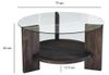 купить Журнальный столик Trendy Mondo, Antracit 75x40x75cm в Кишинёве 
