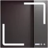 cumpără Oglindă baie Bayro Edge 600x600 LED touch c подогрев, часы, термометр în Chișinău 