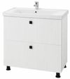 cumpără Dulap pentru lavoar Mashtab 12090 Toledo (Sava) cu 2 sertare 800x470x850 Alb în Chișinău 