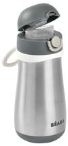 купить Термос для напитков Beaba B913540 Mineral Grey inox 350ml в Кишинёве 