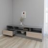 купить Тумба напольная для TV Smartex (16364) Т6 180cm TV Grafit+Stejar Deschis в Кишинёве 