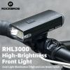 купить Аксессуар для велосипеда Rockbros 24710008001 Lanterna frontala pentru bicicleta 3000LM, cu bateria externa в Кишинёве 