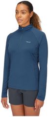 купить Одежда для спорта Rab Tricou dame Sonic LS Zip Tempest Blue 10 (QBL-04-TMB-10) в Кишинёве 