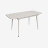 купить Комплект стол и стулья Evelin di Costacurta стол DT-531R Wh + 4 стула YTC-064Wh Bjorn-24 (Light beige) в Кишинёве 