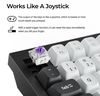 купить Клавиатура Keychron Q6 HE QMK Wireless Custom Full-Metal Mechanical Keyboard (Q6H-M1), Carbon Black в Кишинёве 