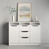 купить Комод MebelStar 1200 LILU 121x40x89 White (MBS-1299) в Кишинёве 
