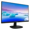 23.8" PHILIPS 243V7QDAB, Black, IPS, 1920x1080, 75Hz, 4ms, 250cd, 10M:1, D-Sub+HDMI+DVI+Aux,Speakers 