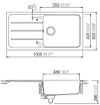 купить Мойка кухонная Schock Cristalite Formhaus D-100L в Кишинёве 