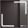 купить Зеркало для ванной Bayro Edge 600x600 LED touch c подогрев, часы, термометр в Кишинёве 