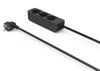 купить Фильтр электрический Hama 223012 3-Way Power Strip Touch Protect 1.4m black в Кишинёве 