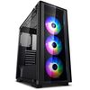 cumpără Case Middletower Deepcool MATREXX 50 ADD-RGB 4F ATX Black no PSU, Side & Front panel Tempered glass, 1xUSB3.0/2xUSB2.0/AudioHD x 1/Mic x 1 Pre-installed: Rear: 1x120mm fan; Front: 3x120mm ADD-RGB fans(carcasa/корпус) în Chișinău 