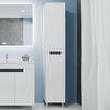 cumpără Dulap penal Bayro Positano 350x1900 универсальный, белый мат în Chișinău 