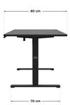 купить Офисный стол Mark Adler Leader 7.6 Black в Кишинёве 