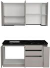 cumpără Mobilă pentru bucatarie ArtFlame GOLA New Grey (1.6 m.l.) în Chișinău 
