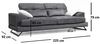cumpără Canapea Trendy Frido 92x79x225cm (3 locuri) în Chișinău 