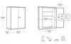 купить Садовый сарай Keter 57732 Cortina Alto 140x74x170cm, gri в Кишинёве 
