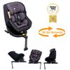 Scaun auto rotativ cu Isofix Joie Spin 360° Gray Flannel (0-18 kg) 