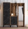 купить Мебель для прихожей Trendy Berlin ABC, Nuc, Marmura Neagra, 180x200x35cm (GTR001371) в Кишинёве 
