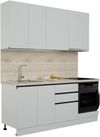 cumpără Mobilă pentru bucatarie ArtFlame GOLA White (2 m.l.) în Chișinău 