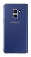 купить Чехол для смартфона Samsung EF-FA730, Galaxy A8+ 2018, Neon Flip Cover, Blue в Кишинёве 