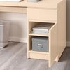 купить Офисный стол Ikea Malm 140x65 cm (Furnir stejar Alb) в Кишинёве 