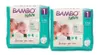 1 Set 2 pachete Scutece Bambo Nature 1  (2-4 kg), 22 buc