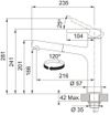 cumpără Bateria bucătărie Franke 115.0621.592 Centro Extractibil Matt Black în Chișinău 