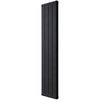 cumpără Radiator Carisa BUTERFLY 1800x316 9005 TEX Black (4 elem) dt30=370w alum în Chișinău 