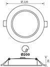 купить Освещение для помещений Vivalux 75413 Spot VERA, 24W, 3000K-6400K, 2040Lm, IP54, alb (VIV004757) в Кишинёве 