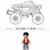купить Конструктор Sluban B1160 Monster Truck orange-negru, cu inerție, 264 elem. в Кишинёве 